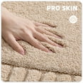 thumbnail image 5 of PABUBE Bathroom Rugs 16"x24", Absorbent Bath Mats Rugs for Bathroom Floor Non Slip Non Skid, Soft Shag Microfiber Machine Washable Shower Bath Mat for Bathroom Decor, Khaki, 5 of 8