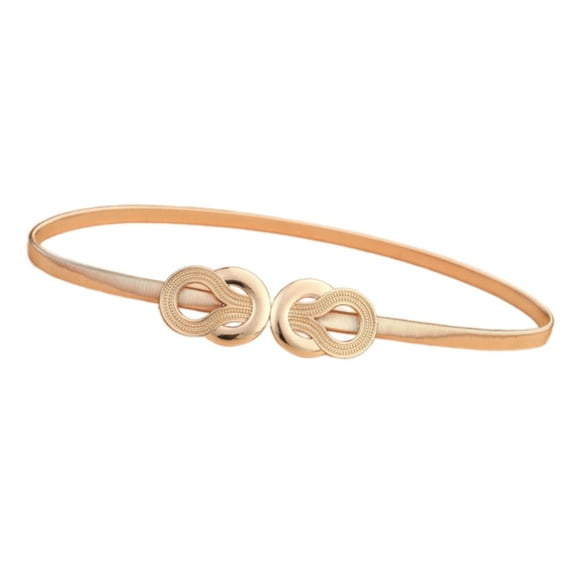 Chic Adjustable Stretch Metal Belt For Women Comfortable Thin Waistband Dress Enhancer All Sizes
