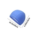 thumbnail image 3 of 10Pcs Swimming Cap For Men And Women, Vacemry Swimming Cap For Men And Women, Waterproof High Elasticity Silicone Swim Cap, Ear Protection Long Hair Not Strangling Head, For Pool Spa Lap Swimming, 3 of 6