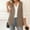 *Khaki, variant on ClodeEU Women's Blazer Vest , Sleeveless Cardigans With Pockets ,Business Coat Vest Red,Womens Plus S