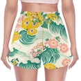 thumbnail image 3 of FORMRS Womens Swim Shorts Mesh Liner Quick Dry Casual Beach Board Bottom with Pockets, Sizes S-2XL, Floral Wave, 3 of 9