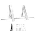 thumbnail image 2 of Retractable Clothes Hanger Wall Mounted Folding Clothes Drying Rack Space Aluminum  Hanging Drying Rod For Balcony Bedrooms, 2 of 8