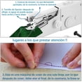 thumbnail image 4 of Máquina de Coser Portátil, Maquina de Coser de Mano, Mini Máquina de Coser Eléctrica Portátil Inalámbrica para Principiantes Costura en el Hogar o en Viajes, 4 of 5