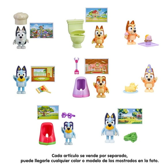 Juguete 1 Figura básica Bluey y amigos. Varios modelos 1 pieza.
