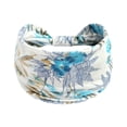 thumbnail image 3 of Blue Head Bands for Women's Hair Polyester Fashion Wide Headband Yoga Workout Head Bands Hair Accessories Band One Size, 3 of 3