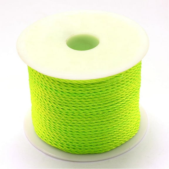 1roll Nylon Thread Lawn Green 1.0mm about 49.21 yards(45m)/roll