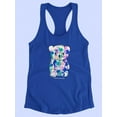 thumbnail image 3 of Paint Splash Bear Cute Art Racerback Tank Women -Image by Shutterstock, Female x-Small, 3 of 4