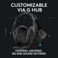 thumbnail image 5 of Logitech G935 Wireless Gaming RGB Headset, 7.1 Surround Sound, DTS Headphone:X 2.0, 50 mm PRO-G Drivers, 2.4 GHz Wireless, Flip-to-Mute Mic, PC, 5 of 6