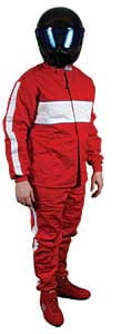 G-FORCE Red/White 2X-Large GF505 Driving Jacket P/N 4385XXRD
