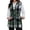 Green, variant on UVEASISHA Women's Plaid Sleeveless Blazer Vest Belted Collar Lapel Long Jackets Casual Work Layering Outerwear with Pockets Fall Winter Style Green XL