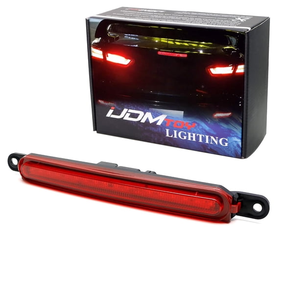 OEM-Spec Red Lens Full LED Trunk Lid Third Brake Light Bar Assembly For 2008-2016 Mitsubishi Lancer, Evolution X Sedan