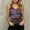 Purple, variant on ZGRBOU V Neck Ribbed Knit Tank Tops for Women Funny Witch Scene Print Shirts Gothic Holiday Sleeveless Tee