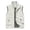 White, variant on Awwp Men's Lightweight Vest Sleeveless Outdoor Work Jacket for Travel Hiking Running Multi-Pocket Utility Vest Black Size: L