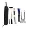 thumbnail image 4 of Blinkol Drum Sticks Set Mallet Brushes for Music Lover Professional Studio Recording, 4 of 9