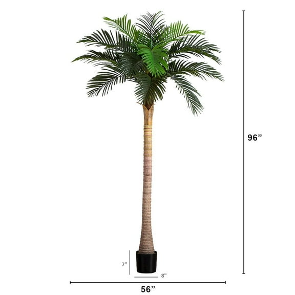 Nearly Natural 8ft. Artificial Coconut Palm Tree