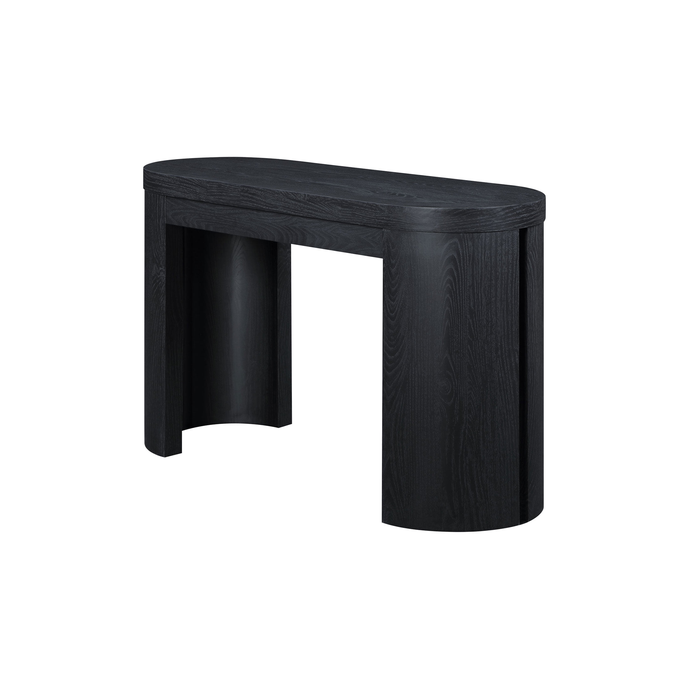 Beautiful Drew Collection Sofa Table, Rich Black Finish