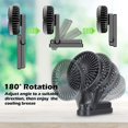 thumbnail image 4 of USB Fan, Mini Table Fan with Rechargeable 2500mAh Battery Quiet Portable Fan 3 Speed Adjustable USB Pocket Foldable Handle, 4 of 5