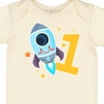 thumbnail image 4 of Inktastic Rocket Spaceship Happy First Birthday Boys or Girls Baby Bodysuit, 4 of 5