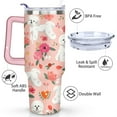 thumbnail image 3 of 40oz Dog Mom Tumbler - Leakproof Travel Coffee Mug with Handle - Cute Puppy Gift for Women Who Love Dogs - Double Wall Stainless, 3 of 7