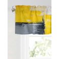 thumbnail image 6 of Valances for Windows Abstract Graffiti Rod Pocket Cafe Window Treatments Valance Curtains for Kitchen Bathroom Laundry Basement Windows 54"x18", 6 of 9