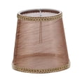 thumbnail image 3 of Pantalla de hilo de red para lámpara de mesa, iluminación de sombra, cubierta antipolvo, accesorio moderno de mano de obra fina para lámparas de pared Café, 3 of 10