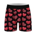thumbnail image 4 of WMTBSRSW Men's Underwear Boxer Briefs Cool Breathable High Stretchy Boxers Shorts Funny Gifts for Men Valentine's Day Pink3 S, 4 of 6