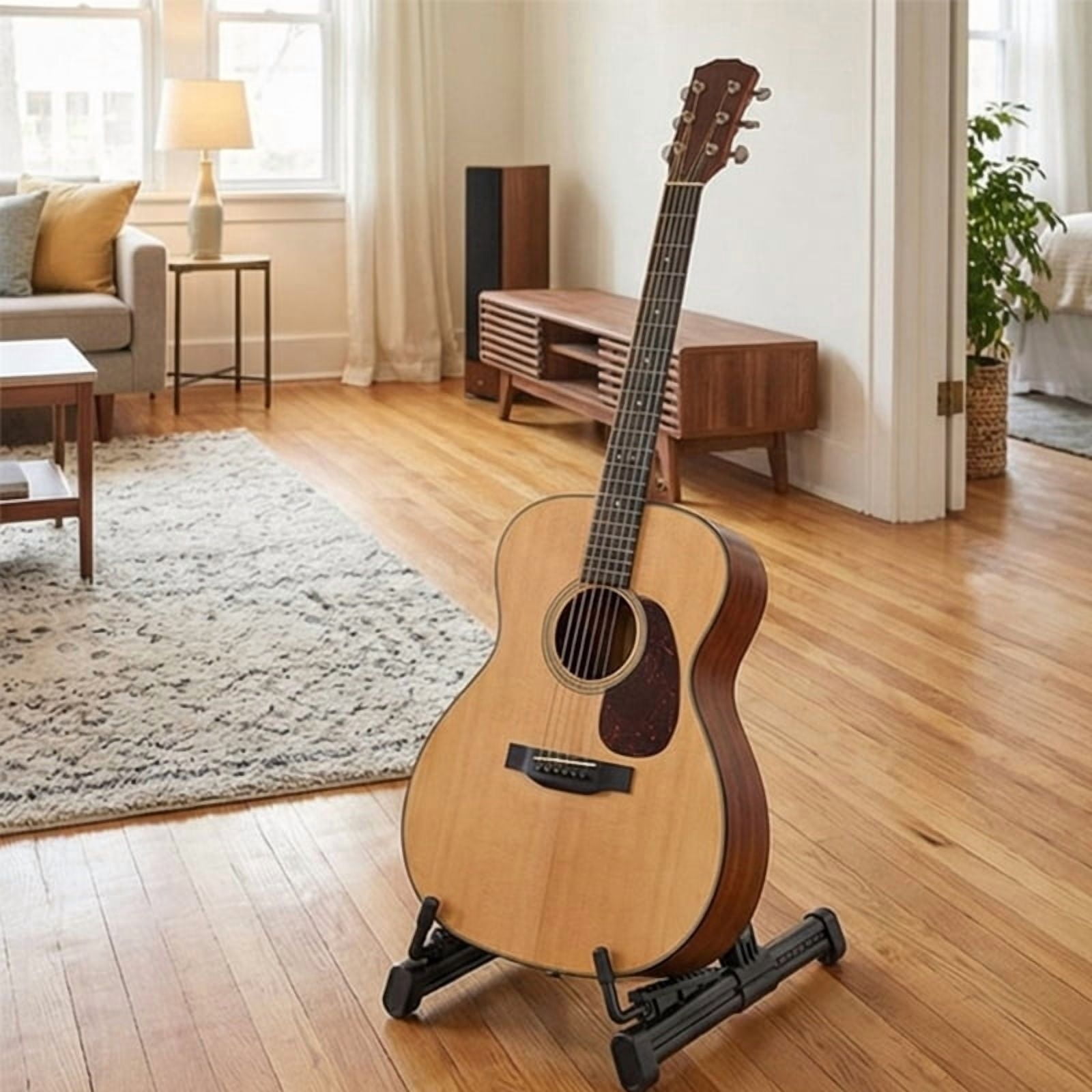 Adjustable Electric Guitar Stand Universal Folding Musical Instrument Stand