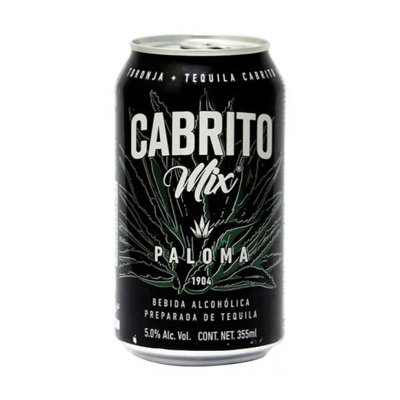 Bebida alcohólica preparada Cabrito Mix paloma tequila y toronja 355 ml