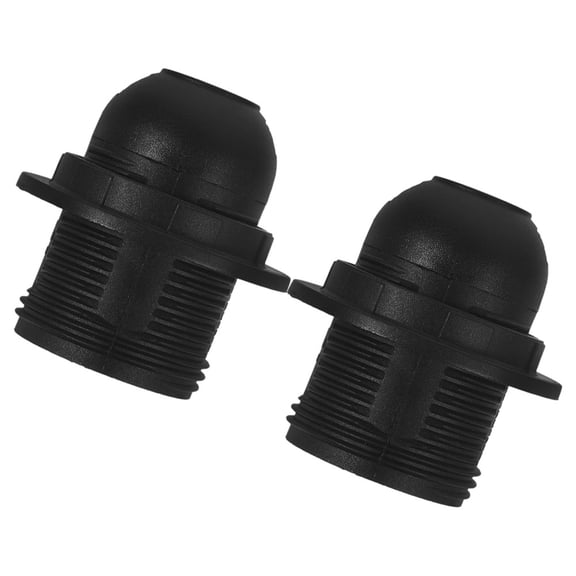 Masteelf 2 Pcs E26 Vintage Lamp Socket Bulb Light Sockets Replacement Retro Lamp Holder For Light Fixture Parts Diy Industrial Decorative Lighting