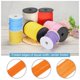 thumbnail image 4 of Cinta Al Bies de Doble Pliegue Unique Bargains de Poliéster 1/4 de pulgada Naranja 55 yardas, 4 of 5