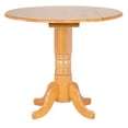 thumbnail image 5 of Sunset Trading Oak Selections Table de Pub en Bois Extensible à Abattants de 42 Pouces en Chêne, 5 of 5
