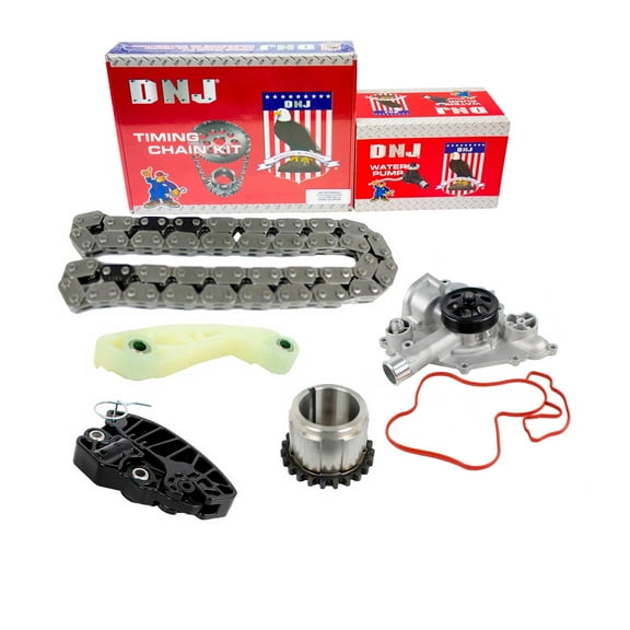DNJ TK1163WP Timing Chain Kit with Water Pump Fits Cars & Trucks 09-10 Chrysler 5.7L V8 OHV 16V