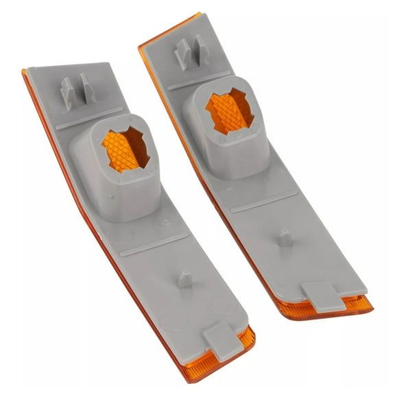 2PCS Amber Front Bumper Side Marker Light Shell Kit For Lincoln MKX 2007-2010