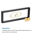 thumbnail image 5 of Uxcell Floating Frame Display Holder Stand Box for Necklace Bracelet Black 11.81 x 4.33 x 0.79 inch, 5 of 5