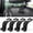 Bling Black, variant on Car Seat Headrest Hook, Auto Seat Hook Hangers Storage Organizer Interior Accessories for Purse Coats Umbrellas Grocery Bags Handbag, 4-Pack(Bling Black)
