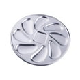 thumbnail image 4 of Luzkey 23cm Oyster Grill Pan Tray with 8 Shell Slots Accessory Heavy Duty Versatile Silvery, 4 of 8