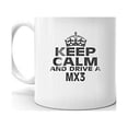 thumbnail image 2 of MAZDA MX3 Keep Calm and DriveCoffee Tea Ceramic Mug Office Work Cup Gift 11 oz, 2 of 3