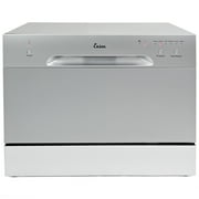 Ensue Countertop Dishwasher Energy Star Certified 6-Place 6-Program Setting, Silver