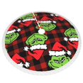 thumbnail image 3 of Faldas para árbol de Navidad Grin-Ch de 36 pulgadas, tapete para árbol de Navidad para fiestas de invierno, falda para árbol de Navidad para decoraciones navideñas rústicas, 3 of 8