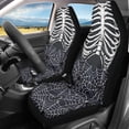 thumbnail image 2 of XYZCANDO 2 Pack Car Seat Covers Set for car Front Seats Car Front Seat Covers Interior Decor Waterproof, Sedan Van Auto Car Front Seat Cover Set, Spider Web, 2 of 10