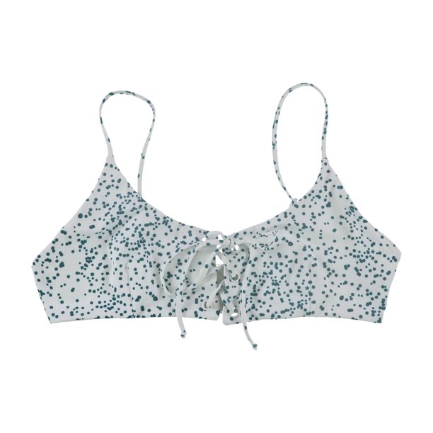 Tavik Womens Reign Bikini Swim Top, Blanco, Mediano Tavik Bikini