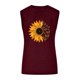 thumbnail image 3 of Gibobby Playera Corte clásico para Mujer Camiseta superior para mujer(Rojo,G), 3 of 4