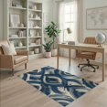 thumbnail image 2 of ODIKA Contemporary Art Motifs With Scattered Abstract Splash Details Non-Slip Chair-Friendly for Home Office, Gaming Room, Under Desk, 2 of 7