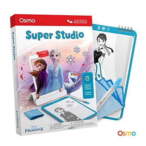 Osmo - Super Studio Disney Congelé 2 - 5-11 Ans - Activités de Dessin - pour iPad Ou Tablette d'Incendie (Base d'Osmo Requise)