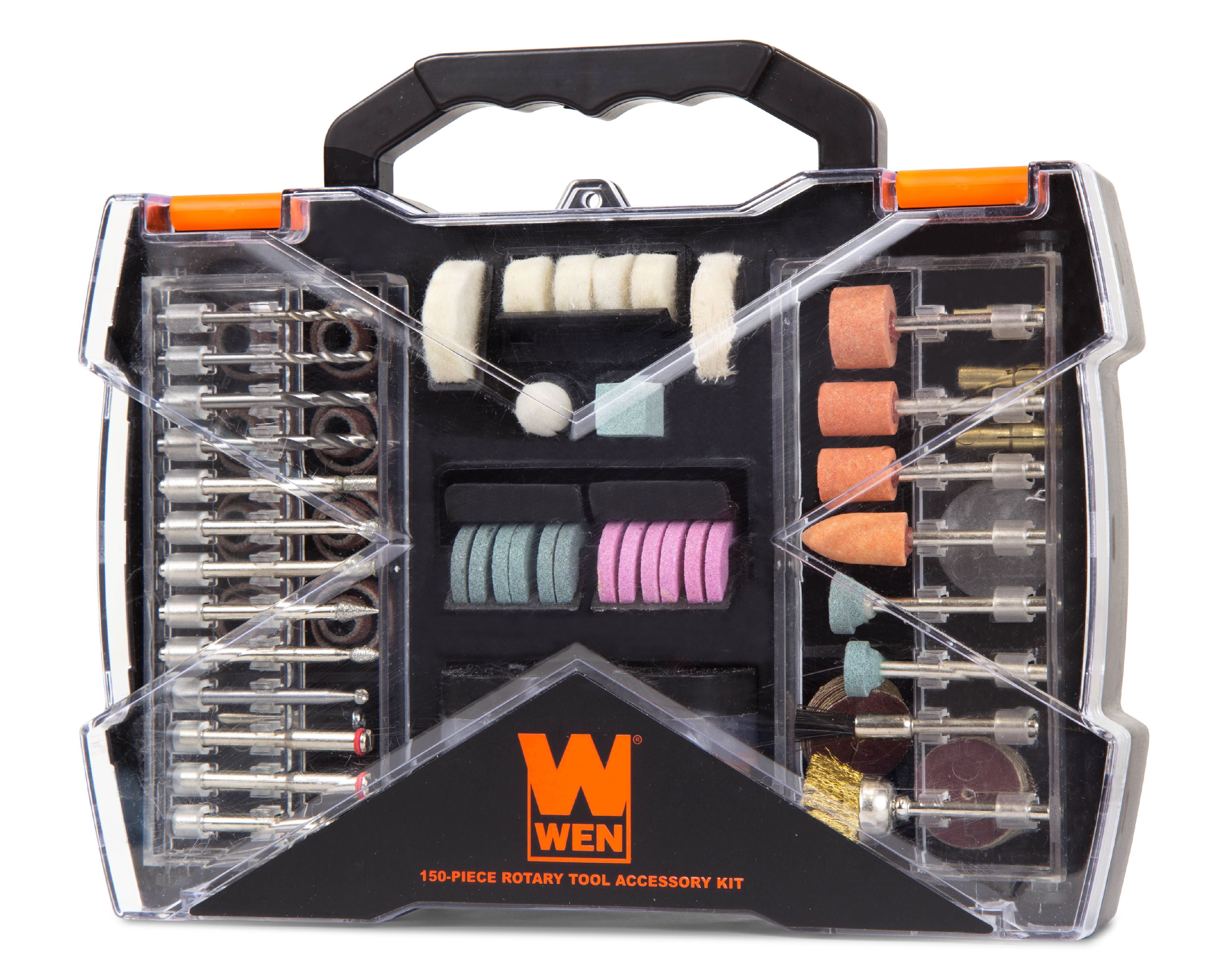WEN 230327A 327-Piece Rotary Tool Accessory Kit with Carrying Case