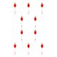 thumbnail image 3 of Soidarity Caña de pescar a la deriva Espuma anticolisión Deriva brillante Alarma Boya Fuerte resistencia a la tracción Accesorios de equipo de pesca Rojo 10piezas Soidarity CBP383382, 3 of 4
