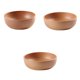 thumbnail image 1 of Juego De 3 De Madera Para Servir Fruta Vajil De Estilo Japonés (3 Tamaños) Sunnimix Ensaladeras De Sopa De Madera, 1 of 8