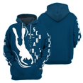 thumbnail image 3 of Sudadera con capucha de manga larga para hombre con estampado 3D de buceo, sudadera para correr al aire libre, sudadera informal de primavera y otoño para hombre, 3 of 5