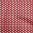 thumbnail image 1 of oneOone Viscose Chiffon Red Fabric Poker Card Craft Projects Decor Fabric Printed by The Yard 42 Inch Wide, 1 of 4