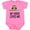 Raspberry, variant on Inktastic My Nana Loves Me Owl Girls Baby Bodysuit